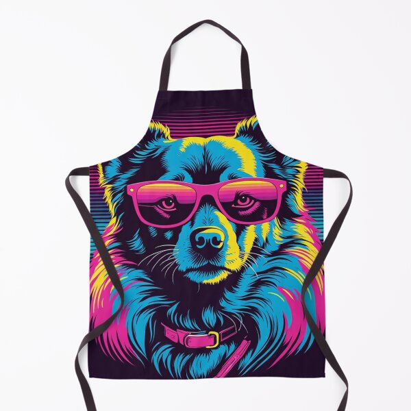 Item preview, When your little dog adopts glasses, each ball-fetching play becomes a style competition, with graceful jumps and lenses focusing on victory designed and sold by Pulsant Paintings.