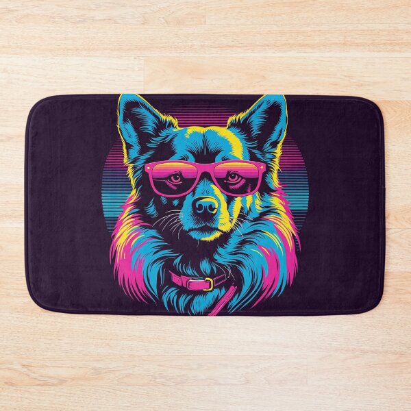 Item preview, When your little dog adopts glasses, each ball-fetching play becomes a style competition, with graceful jumps and lenses focusing on victory designed and sold by Pulsant  Paintings.