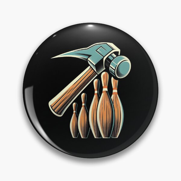 Item preview, Hammer Bowling Ball - Custom Printed Image for Products designed and sold by Gatsbird Design.