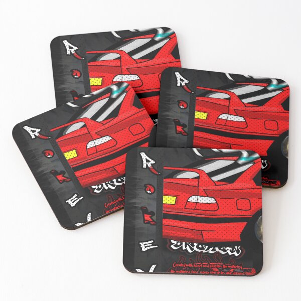Item preview, Red Broken Drift Car designed and sold by MonkiFlipp.