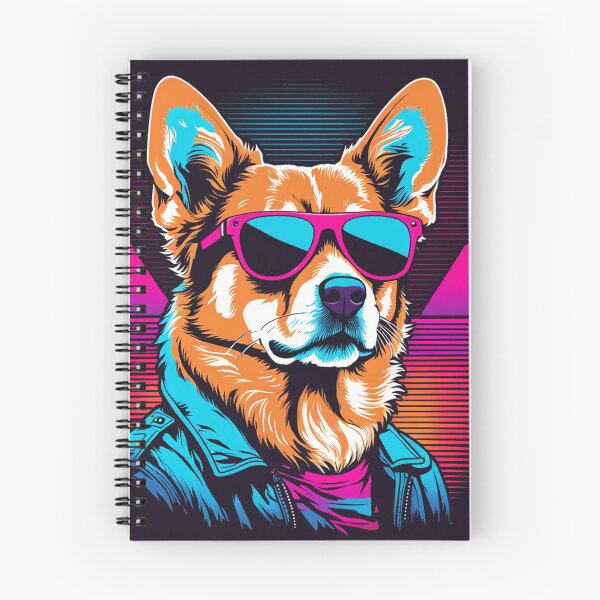 Item preview, Dog with glasses the furry protagonist who turns the park routine into a narrative of stylish adventures, with each trail being a chapter of elegance designed and sold by Pulsant  Paintings.