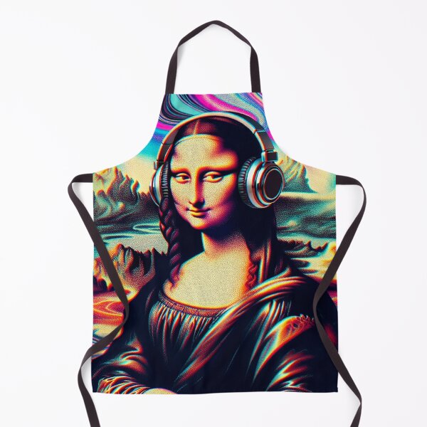Item preview, Mona Lisa with Headphones designed and sold by zzz888.