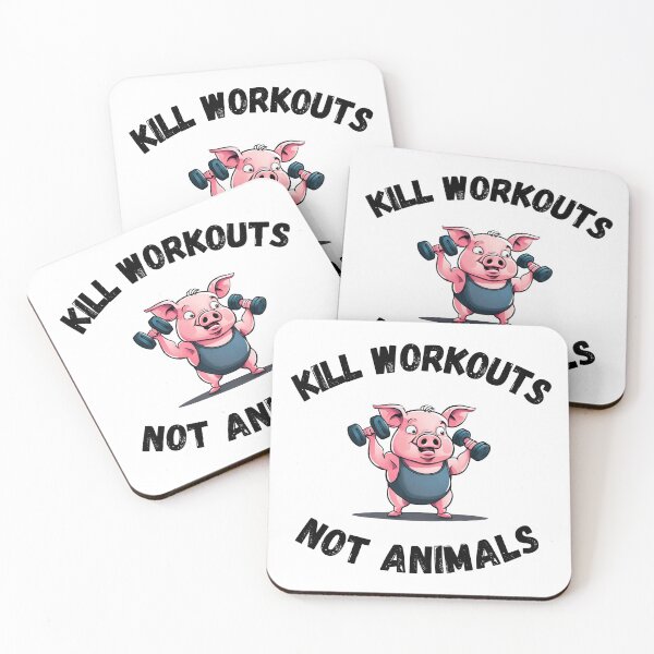 Item preview, Workout Vegan Pig designed and sold by Amzg-Designs.