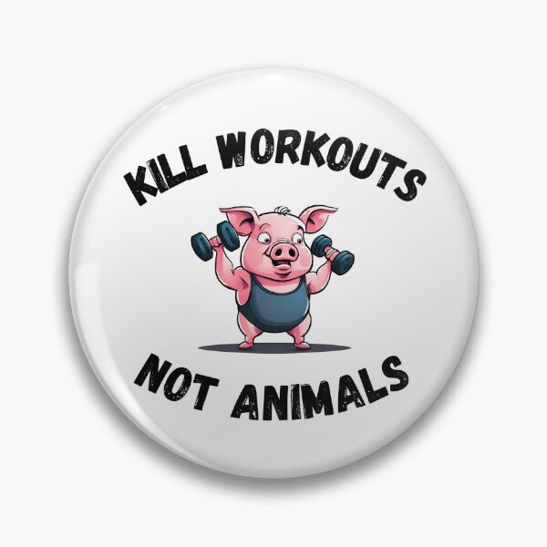 Item preview, Workout Vegan Pig designed and sold by Amzg-Designs.