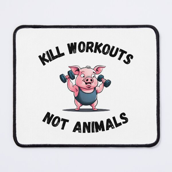Item preview, Workout Vegan Pig designed and sold by Amzg-Designs.