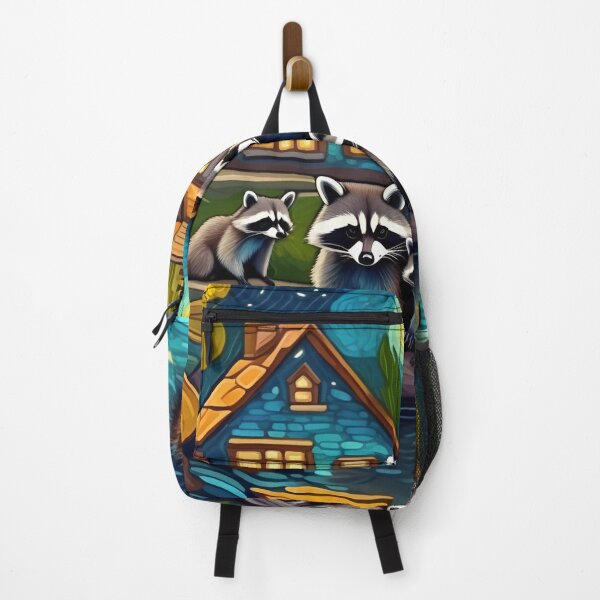 Item preview, Cute Raccoon Family Residing at River Bend Jungle Zoo Pals designed and sold by sportsimpact.