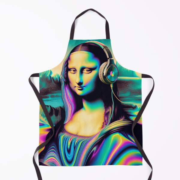 Item preview, Mona Lisa with Headphones designed and sold by zzz888.