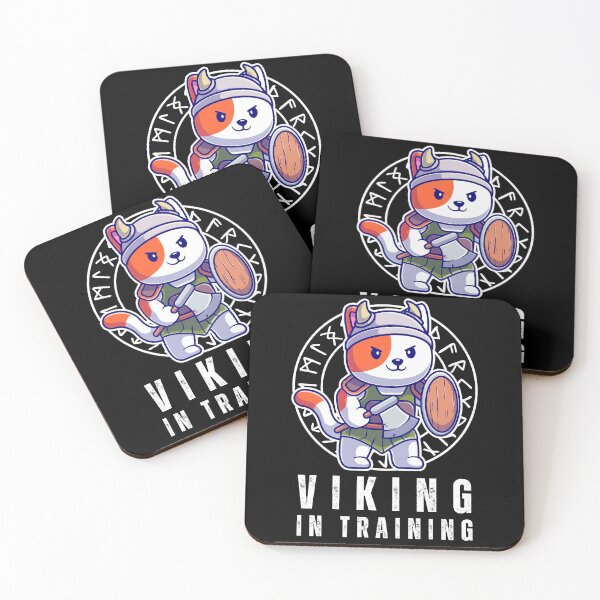 Item preview, Little viking in training viking cat cartoon kids designed and sold by Lady-Frost.