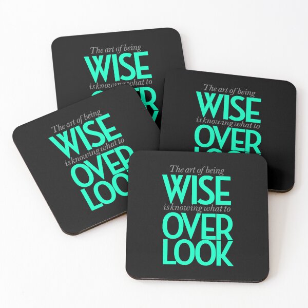 Item preview, The art of being wise is knowing what to overlook. v.5 designed and sold by x1brett.