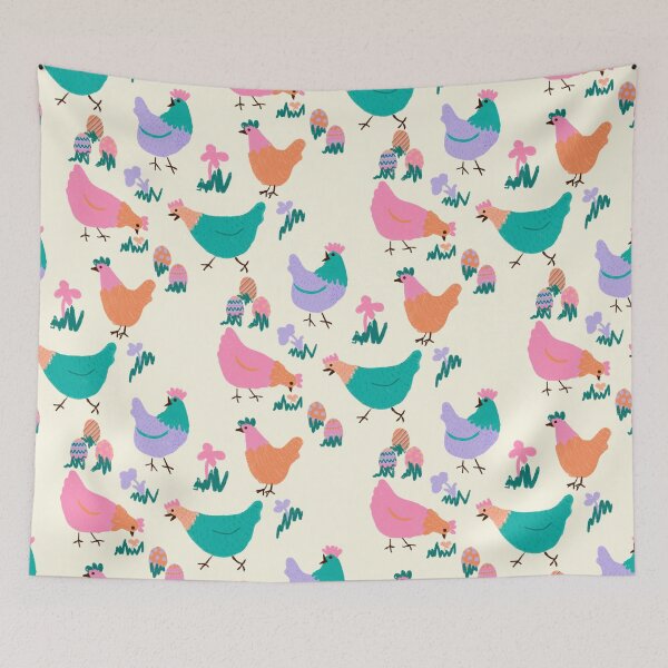 Item preview, Chickens in the Garden designed and sold by InkAmsterdam.