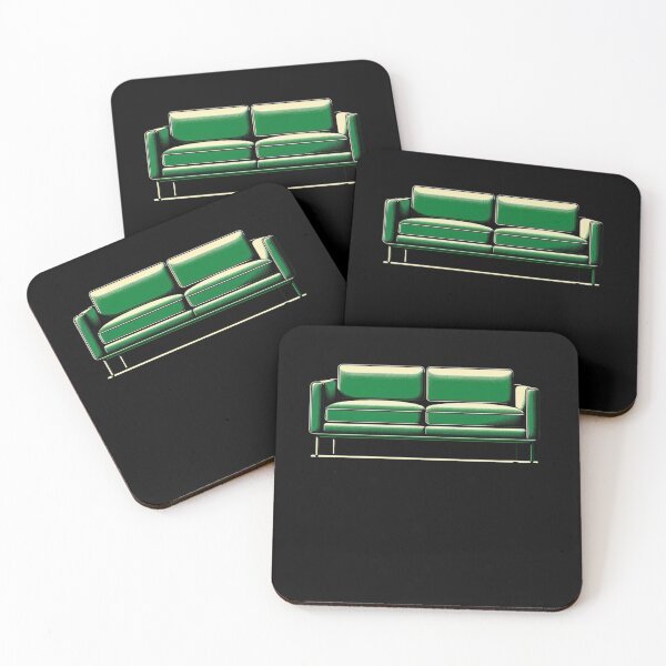 Item preview, Green Sofa Delight - Unique Image for Printed Products designed and sold by Gatsbird Design.