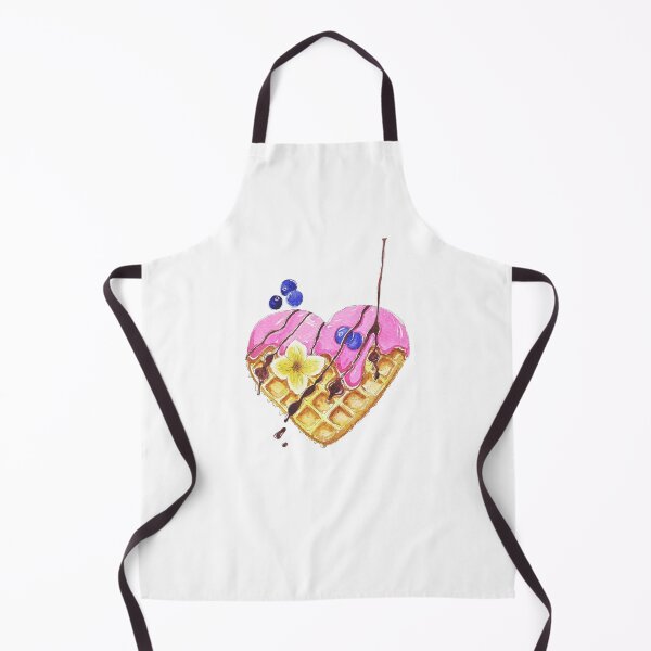 Item preview, Waffle heart with icing and chocolate toping designed and sold by Wolshebnaja.