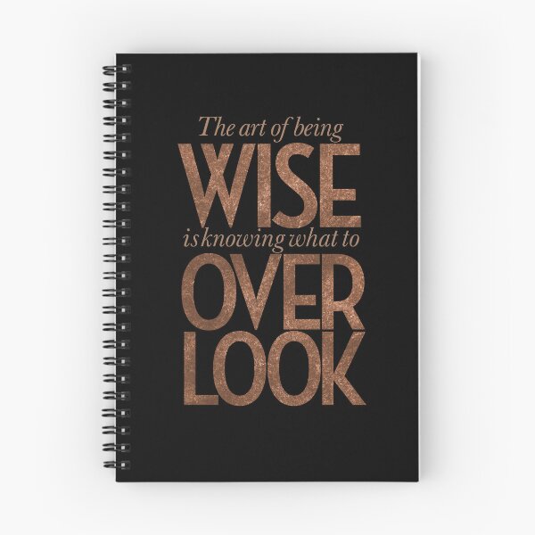Item preview, The art of being wise is knowing what to overlook. v.7 designed and sold by x1brett.