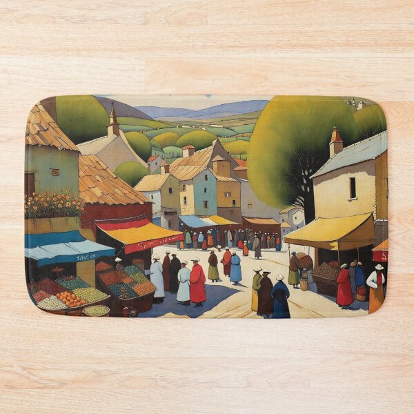 Item preview, crowded market village designed and sold by Random Designs.