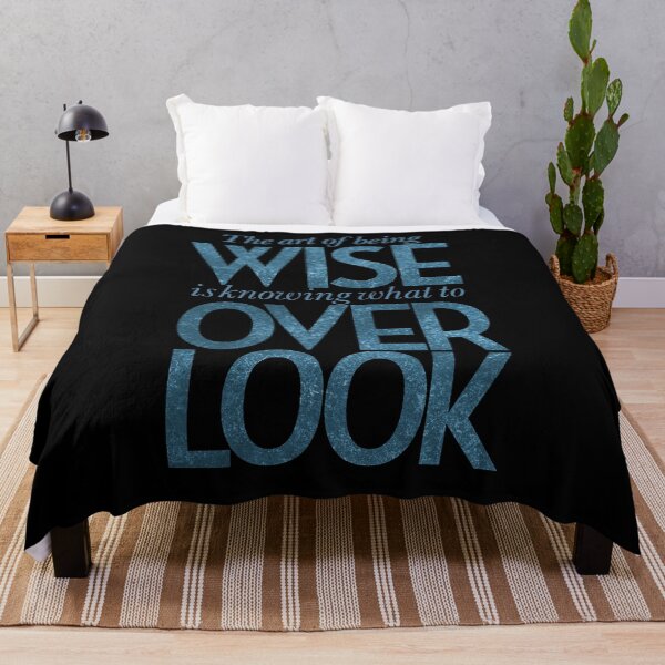 Item preview, The art of being wise is knowing what to overlook. v.8 designed and sold by x1brett.