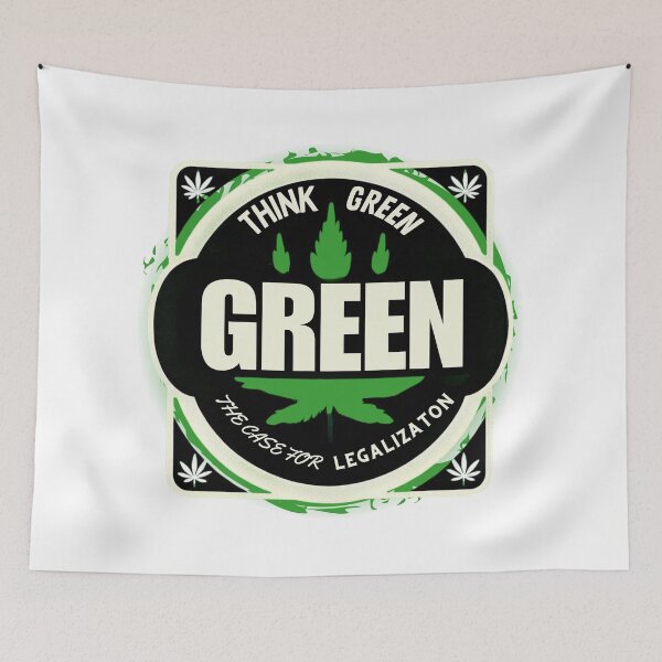 Item preview, Think Green The Case For Legalization designed and sold by LuxProCoolShirt.
