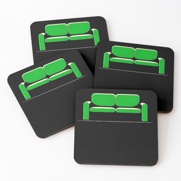 Item preview, Green Sofa: Modern and Stylish Home Decor Print designed and sold by Gatsbird Design.