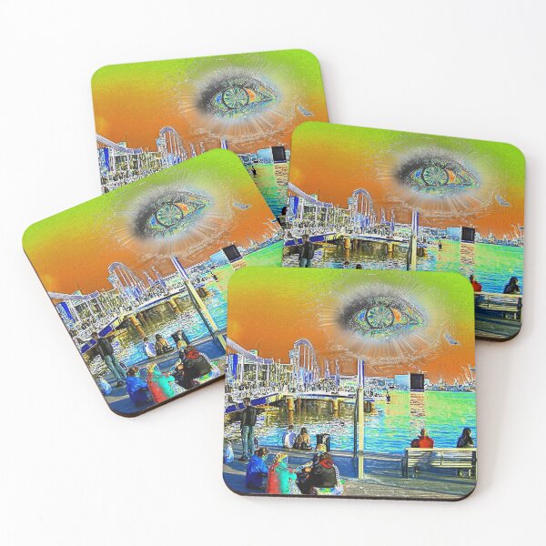 Item preview, BarcelonaEyeView-Orange designed and sold by Klaus Bremner (Autotelic Art).