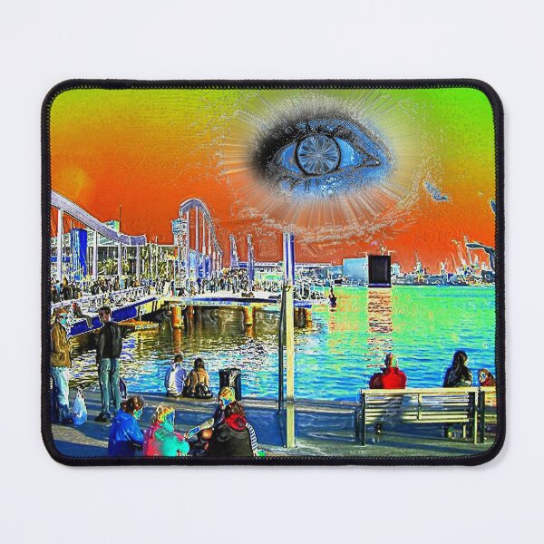 Item preview, BarcelonaEyeView-Blue designed and sold by Klaus Bremner (Autotelic Art).