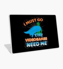 Funny Videogame Shirt Laptop Skin