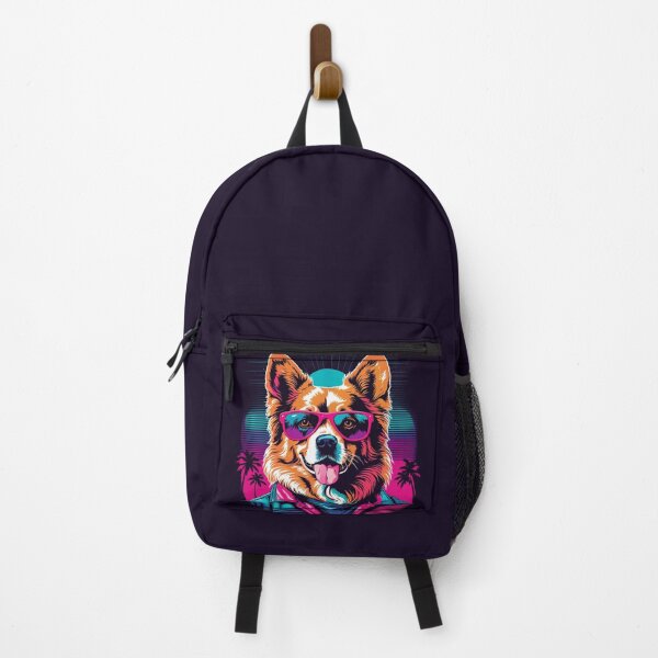 Item preview, Dog with glasses the inspiration to add a touch of style even on the calmest days, turning serenity into a fashionable moment designed and sold by Pulsant  Paintings.