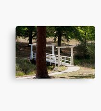 White Bridge Canvas Print