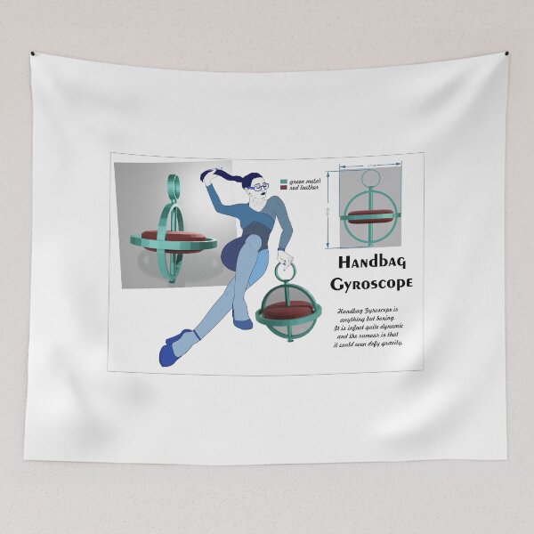 Item preview, Handbag gyroscope drawing designed and sold by Petya-Angelova.