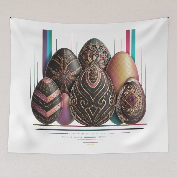 Item preview, Modern Easter Egg Pattern - Spring Celebration Design designed and sold by Emaga Digital Studio.