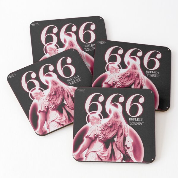 Item preview, 666 angel number - aura streetwear design designed and sold by fblskdnydesign.