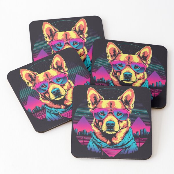 Item preview, Dog with glasses the furry explorer who turns every park walk into a stylish journey, with curious gazes and lenses capturing every novelty designed and sold by Pulsant  Paintings.