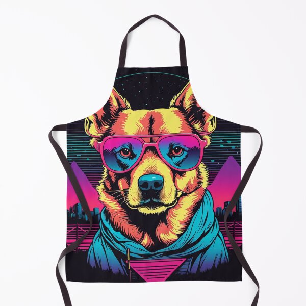 Item preview, Dog with glasses the furry explorer who turns every park walk into a stylish journey, with curious gazes and lenses capturing every novelty designed and sold by Pulsant Paintings.