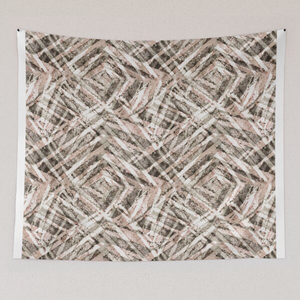 Item preview, wood block geometric	 designed and sold by Alessandro Remo Mazzoni Remotextiles.