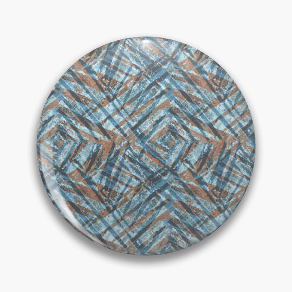 Item preview, Wood block geometric	copper designed and sold by Alessandro Remo Mazzoni Remotextiles.