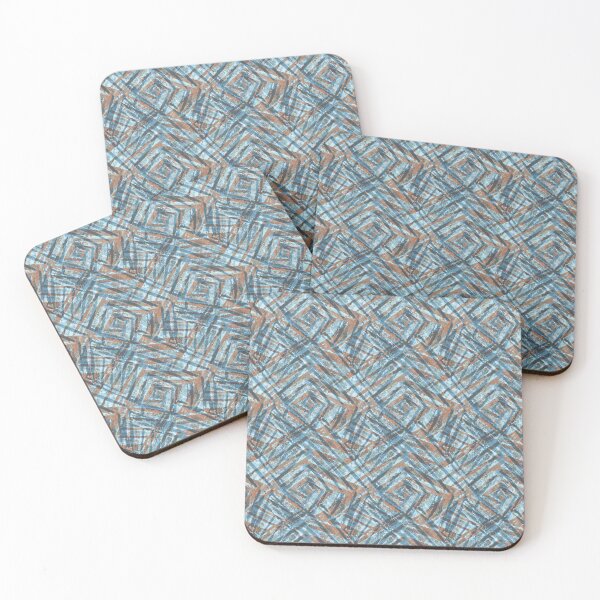 Item preview, Wood block geometric	copper designed and sold by Alessandro Remo Mazzoni Remotextiles.