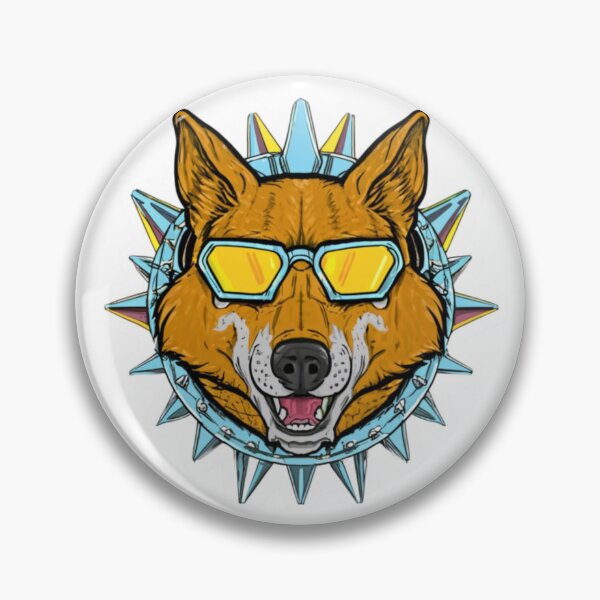 Item preview, The solarpunk Dingo sticker designed and sold by spoo-art.