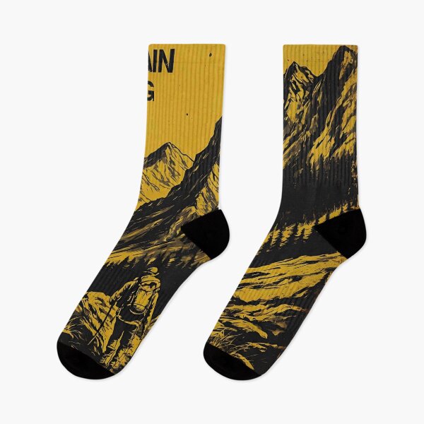 Item preview, I love mountain hiking designed and sold by HutFullOfLemons.