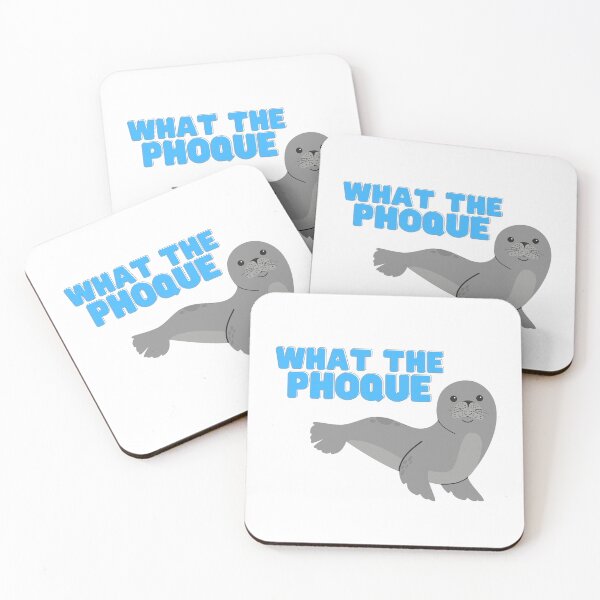 Item preview, What the Phoque! Pun-tastic design designed and sold by natasham.