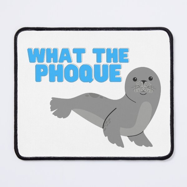 Item preview, What the Phoque! Pun-tastic design designed and sold by natasham.
