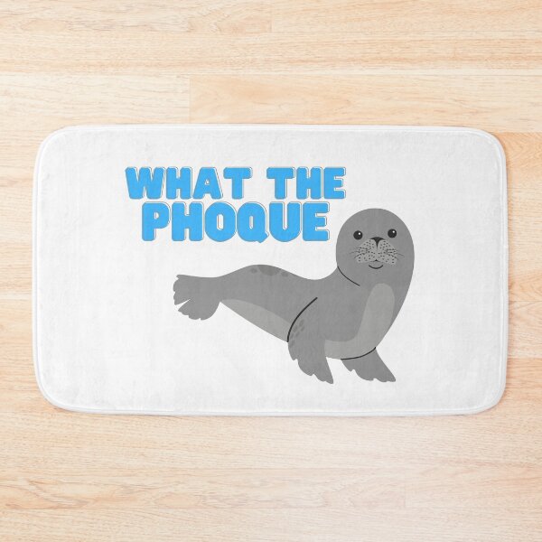 Item preview, What the Phoque! Pun-tastic design designed and sold by natasham.