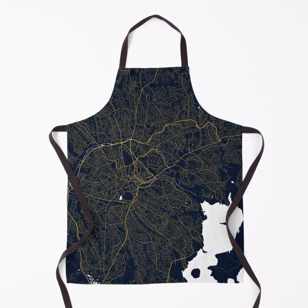 Item preview, Kampala City Map of Uganda - Gold Art Deco designed and sold by deMAP.