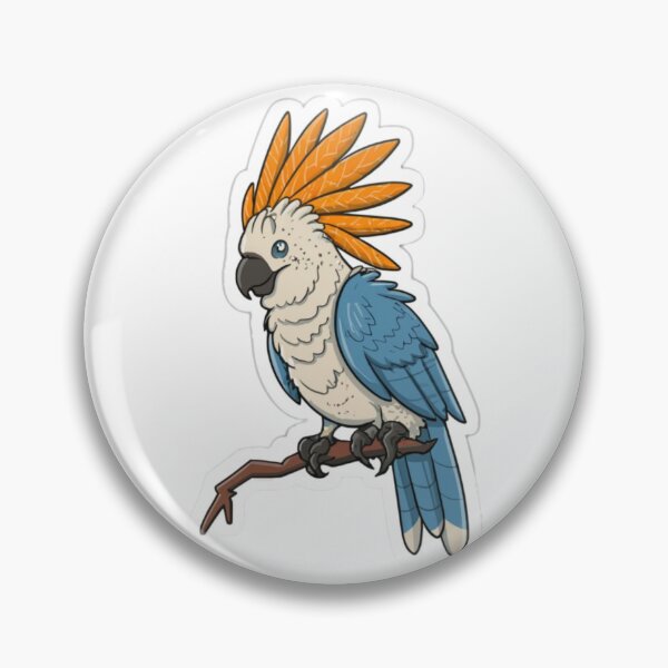 Item preview, The solarpunk Cockatoo sticker designed and sold by spoo-art.