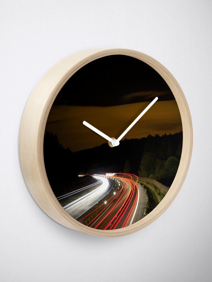 Thumbnail 2 of 4, Clock, Where are they going designed and sold by poetic.