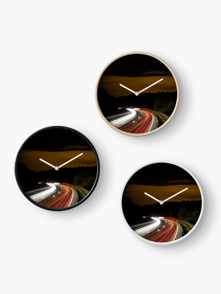 Thumbnail 3 of 4, Clock, Where are they going designed and sold by poetic.