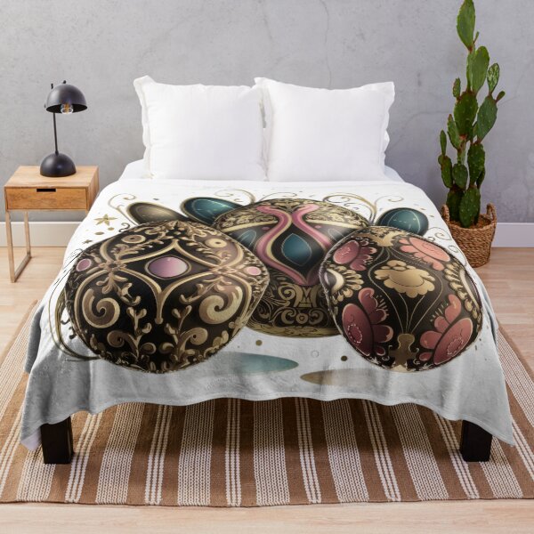 Item preview, Floral Easter Eggs - Decorative Holiday Artwork designed and sold by Emaga Digital Studio.
