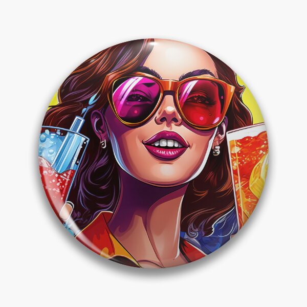 Item preview, Vintage Retro Neon Pop Art  designed and sold by thehollowbean.