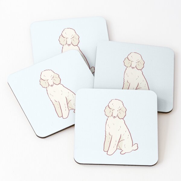 Item preview, Cute White poodle designed and sold by Mayarart.