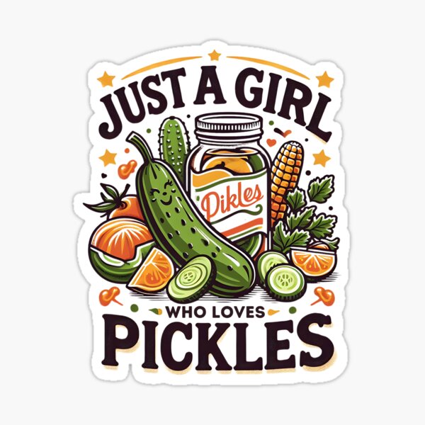 Item preview, Just a Girl Who Loves Pickles designed and sold by prideleader.