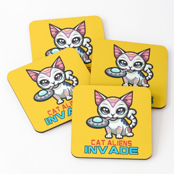 Item preview, Galactic Feline Paws - The Purrfect Alien Encounter designed and sold by FebricFusion.
