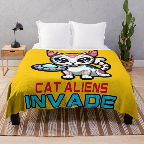 Item preview, Galactic Feline Paws - The Purrfect Alien Encounter designed and sold by FebricFusion.