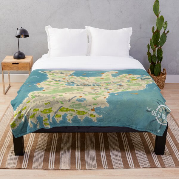 Item preview, Fighting Fantasy World The Old World continent designed and sold by QatlasMap Shop.